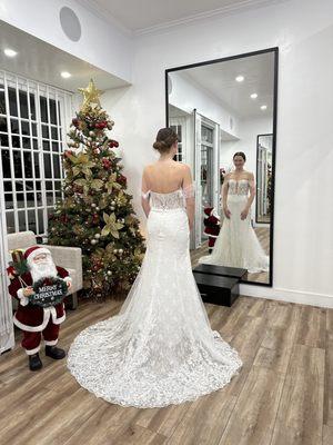 Wedding gown alterations!