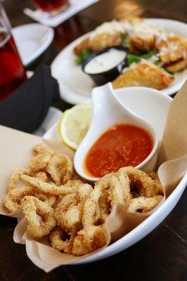 Calamari is a nice treat!