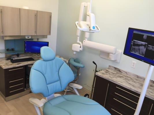 Relaxing, comfortable, high tech treatment rooms that are private