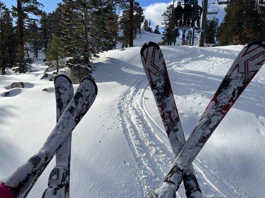 Skiing in Lake Tahoe Heavenly