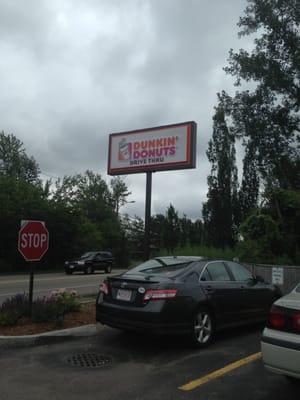 Canton Dunkin Donuts -- 600 Neponset Street, Canton        Sign