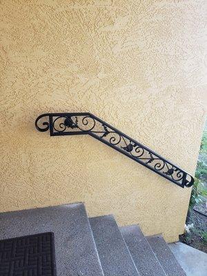 Custom handrail by Zermeno's Custom Iron Works Inc., San Leandro, CA