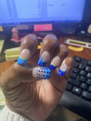 My nails now "Mom" always nail the assignment