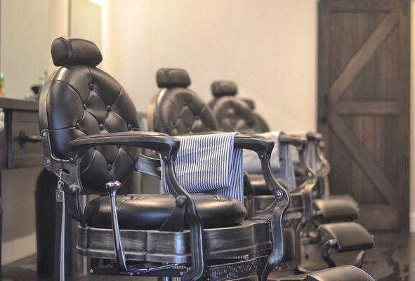 The most badass barber chairs I've ever seen (and comfy!)