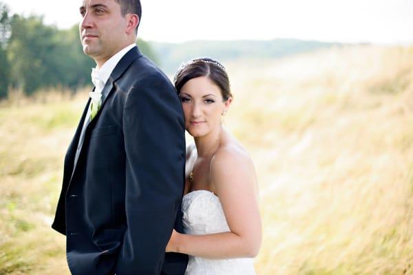 Outdoor wedding with makeup by Sharyn Scully, A Touch of Color Makeup Artistry in Shelton, CT