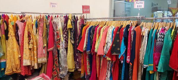 Kurtis, Gowns, and Indian dresses