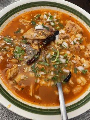 Menudo with pata all hooked up!