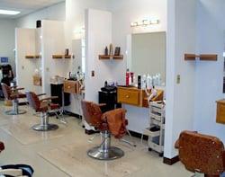 Salon stations at Susan Brantley Salon & Spa