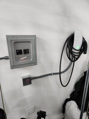 Installed Tesla Wall Charger and new sub panel built because I needed a mini split AC in my garage and fuse panel was full.