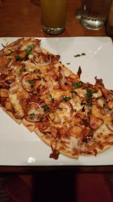 BBQ chicken flatbread