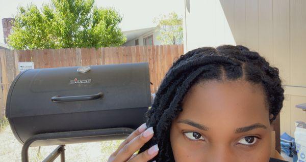 Excuse the grill, look at my brows!