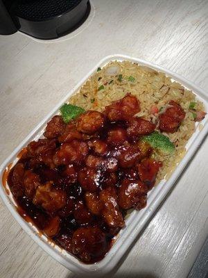 Orange chicken