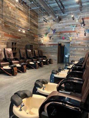 Pedicure stations