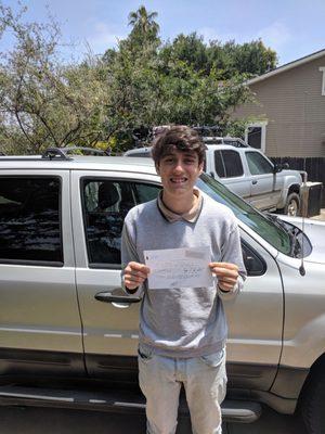 CONGRATULATIONS Bodie on your perfect score!! -Warren GNC Driving Instructor