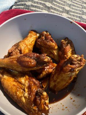 Sweet and spicy bbq wings