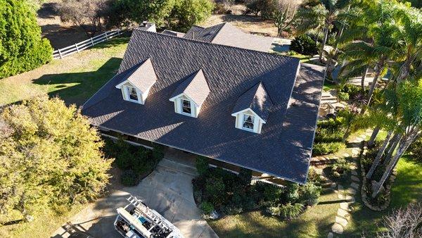 Presidential TL Solaris roofing shingles.