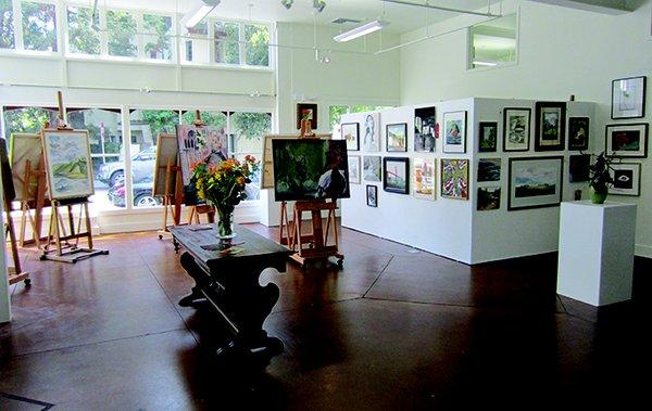 Studios are used for the art classes, as well as exhibitions.