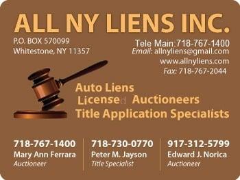 We Specialize in Auto Liens and Title Services