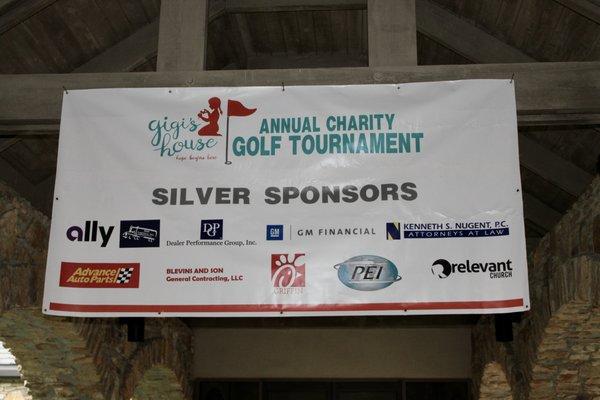 Proud to sponsor the Annual Gigi's House golf tournament to end human trafficking