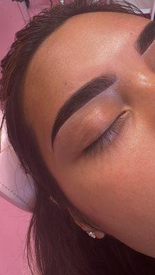 Brow wax + stain