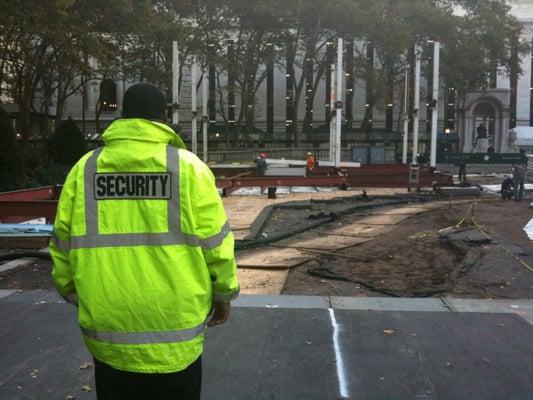 Allstar Security - construction site