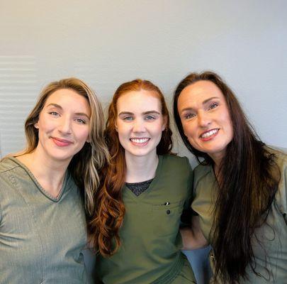 Our Medical Team: Dr. Marina Johnson, ND, LAc, Nurse Molly, RN, and Dr. Amy Derksen, ND, Owner & Founder of Holistic Healing Arts