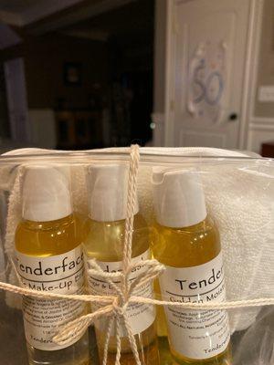 Our own organically made products for body and face.