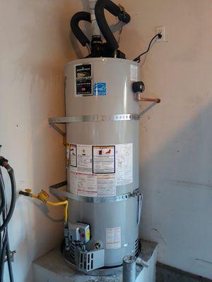 40 Gal Power Vent Water Heater Replacement by ProMax technician in Lincoln