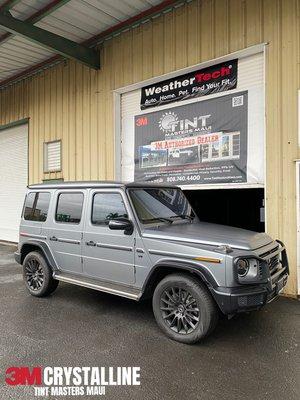 2022 Mercedes G550 - 3M Crystalline - Window Tinting on Maui.  www.tintmastersmaui.com