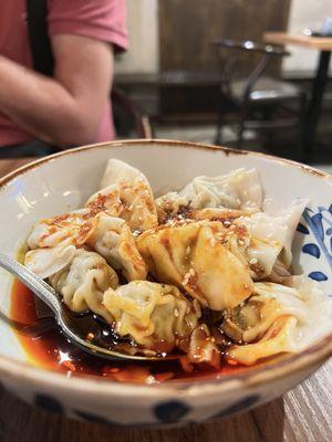 Chicken Dumpling in Red Chili Sauce