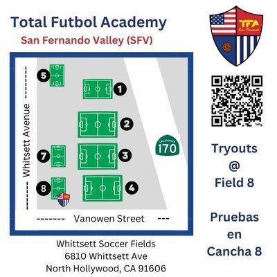 Boys soccer club (TFA) plays in LA area at City/County parks https:/bit.ly/tfaea