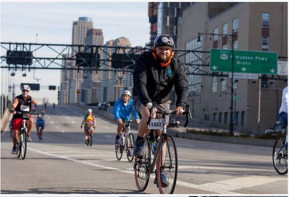 Chip Walker, PharmD at our M helped raise awareness about the condition at Bike MS: NYC 2017.