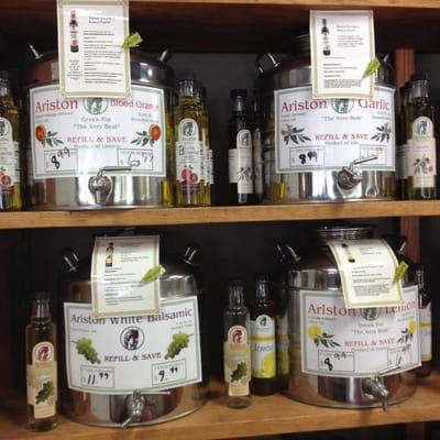 Super artisan olive oils and vinegar!