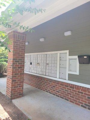 Mailboxes about 2 months after being broken into AGAIN. Still unfixed.