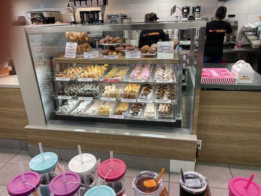 Dunkin donut display