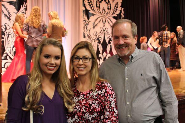 Dr. John R. Stewart, wife Stacey, and daughter Madeline.