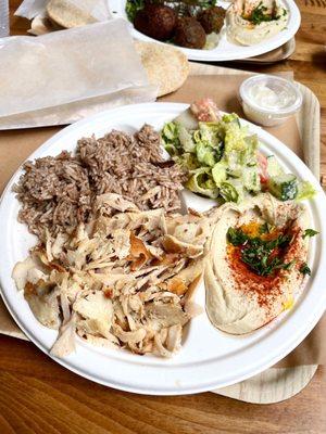 Taverna Platter (with Chicken Shawarma)