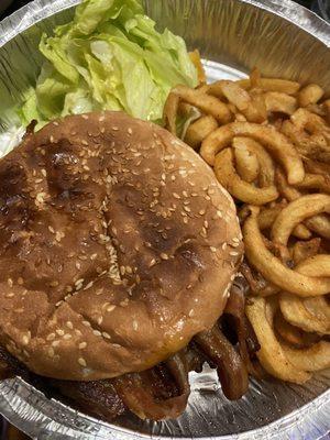 Bacon cheeseburger