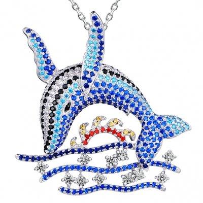 Sterling Silver and Cubic Zirconia Sea Life jewelry