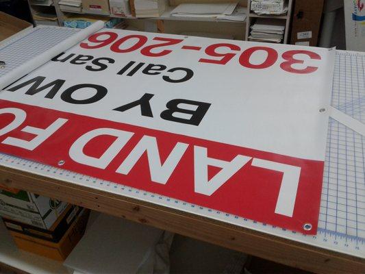 8' x 4' Banner