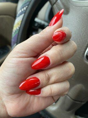 Red nails