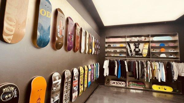 Skate Shop in the back