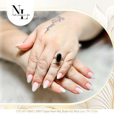 This elegant yet sophisticated white manicure is suitable for any occasion.