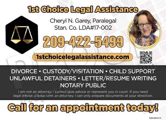 1st Choice Legal Assistance let us take care of your document needs.