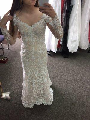 My dress after alterations