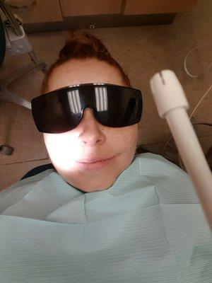 Getting my fillings done!