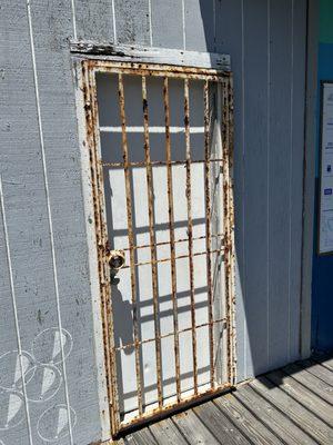 Old door at one of the docks