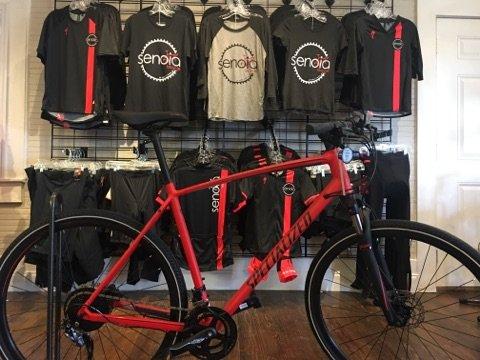 Specialized Bicycles; shop gear, Senoia Bicycle Road & MTB Kits, T-Shirts, Water bottles and more!