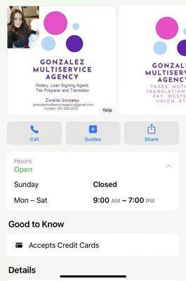 Gonzalez Multiservice Agency