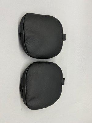 Custom made headrest pillow from Black Leather